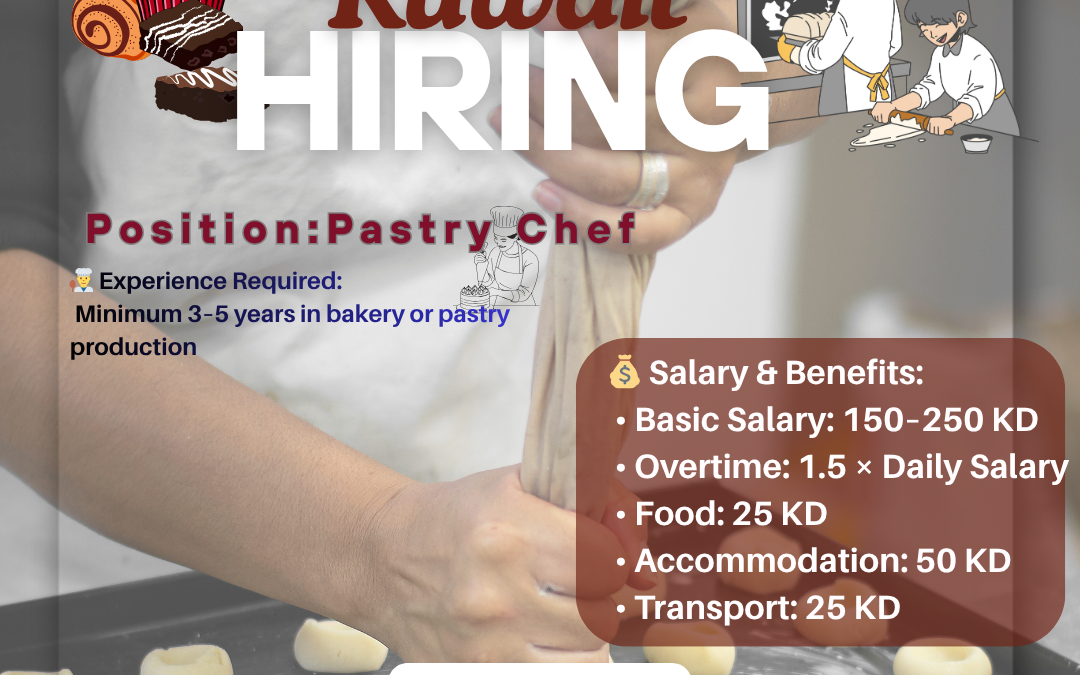 PASTRY CHEF- KUWAIT